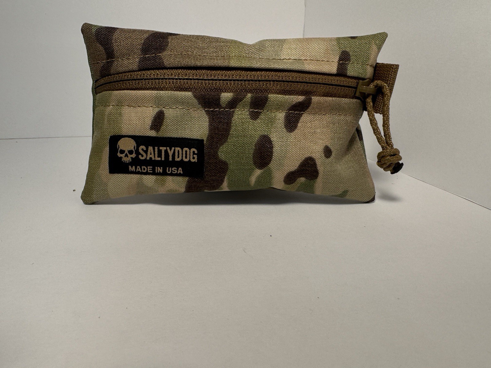 Saltydog USA Made 500D Cordura Multi-cam Zipper  Pouch 6x4 Tactical EDC