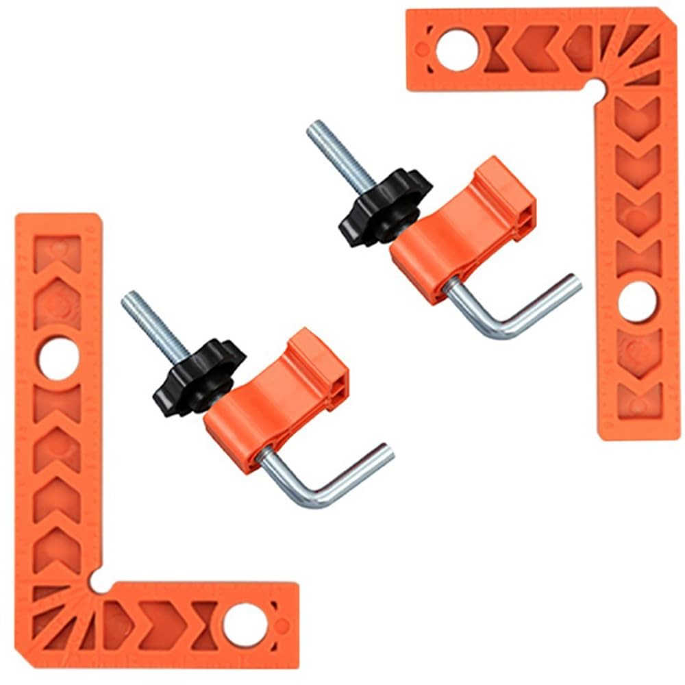 90 Degree Clamp Positioning Squares Set Corner Clamps 3" 4" Right Angle Clamp...