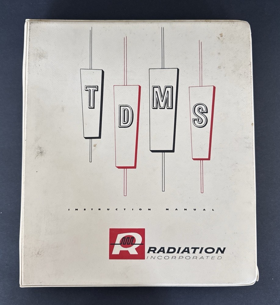 Radiation Inc Technical Manual Engineering Installation Tech Control Center 1961