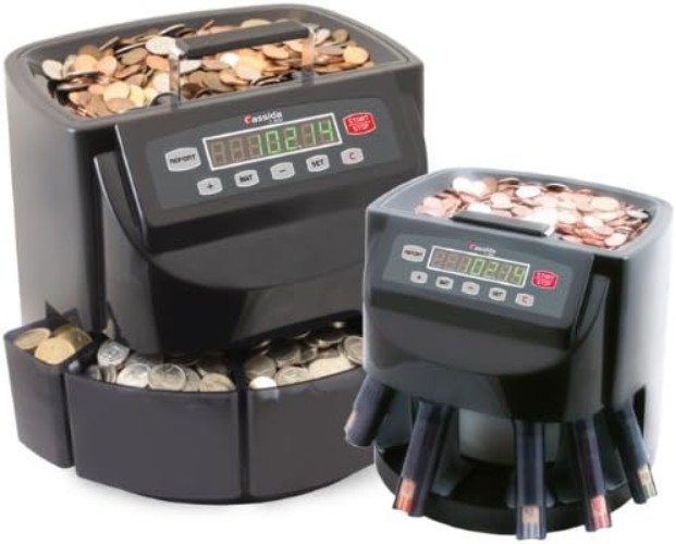Coin Sorter, Counter and Roller