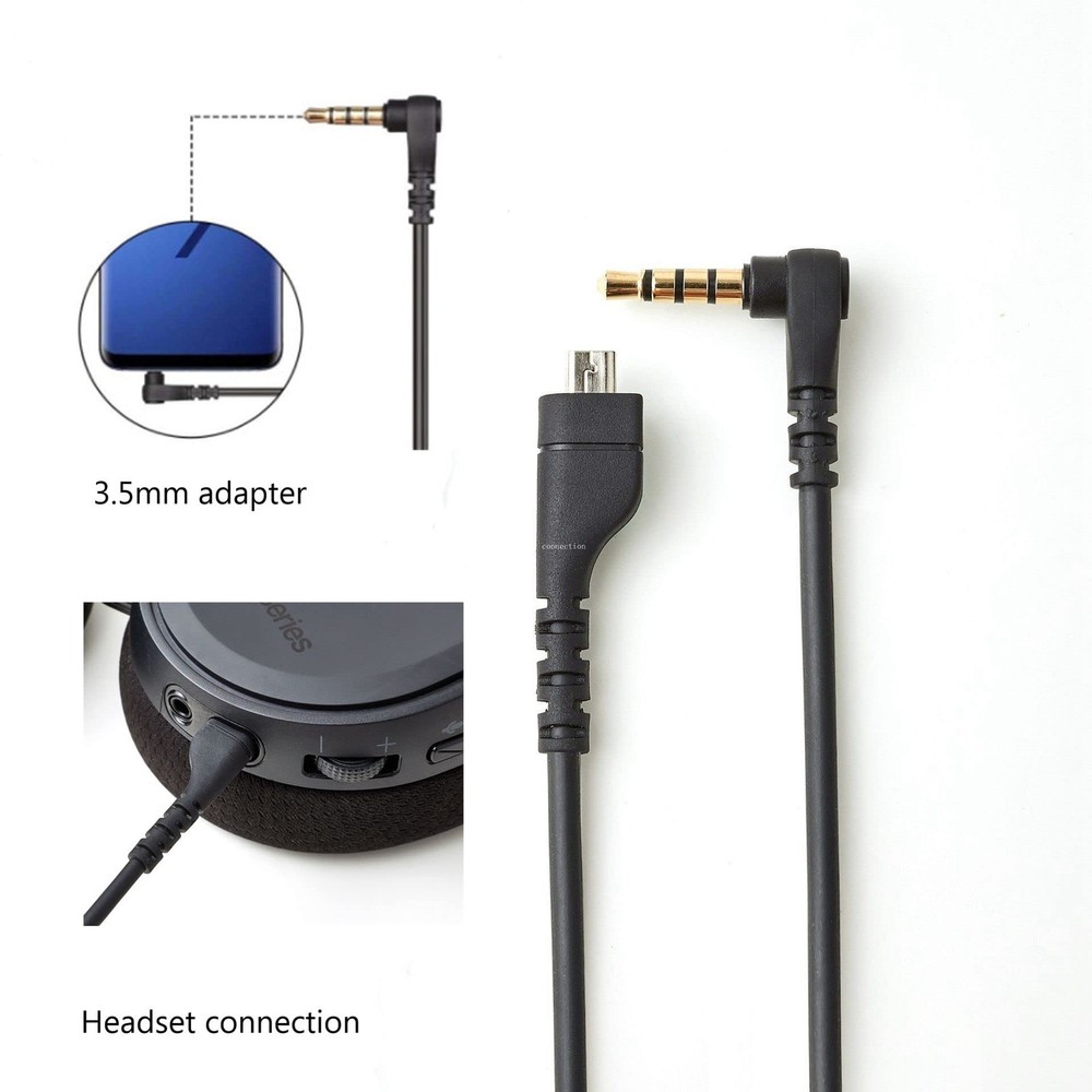 EARLA TEC Replacement Audio Cable Cord, Compatible for cable, Black