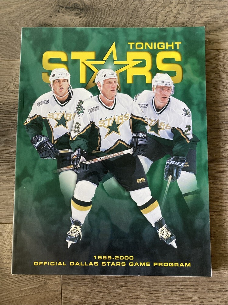 2000 NHL HOCKEY PROGRAM DALLAS STARS VS PHOENIX COYOTES GAME PROGRAM VINTAGE