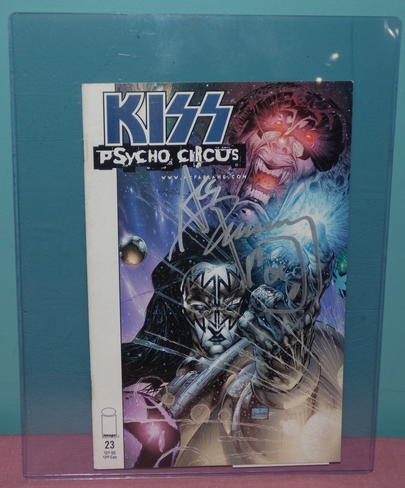 Ace Frehley KISS Psycho Circus #23 Signed Comic Book JSA Certified
