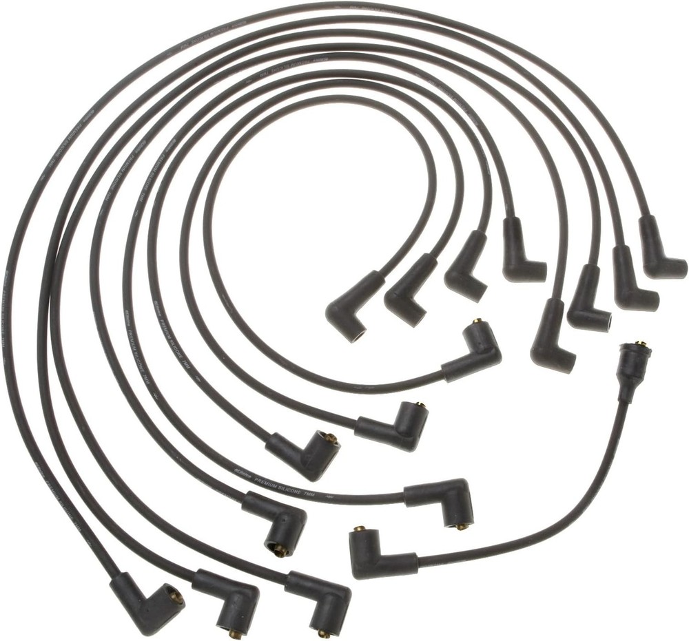 Professional 908W Spark Plug Wire Set Black