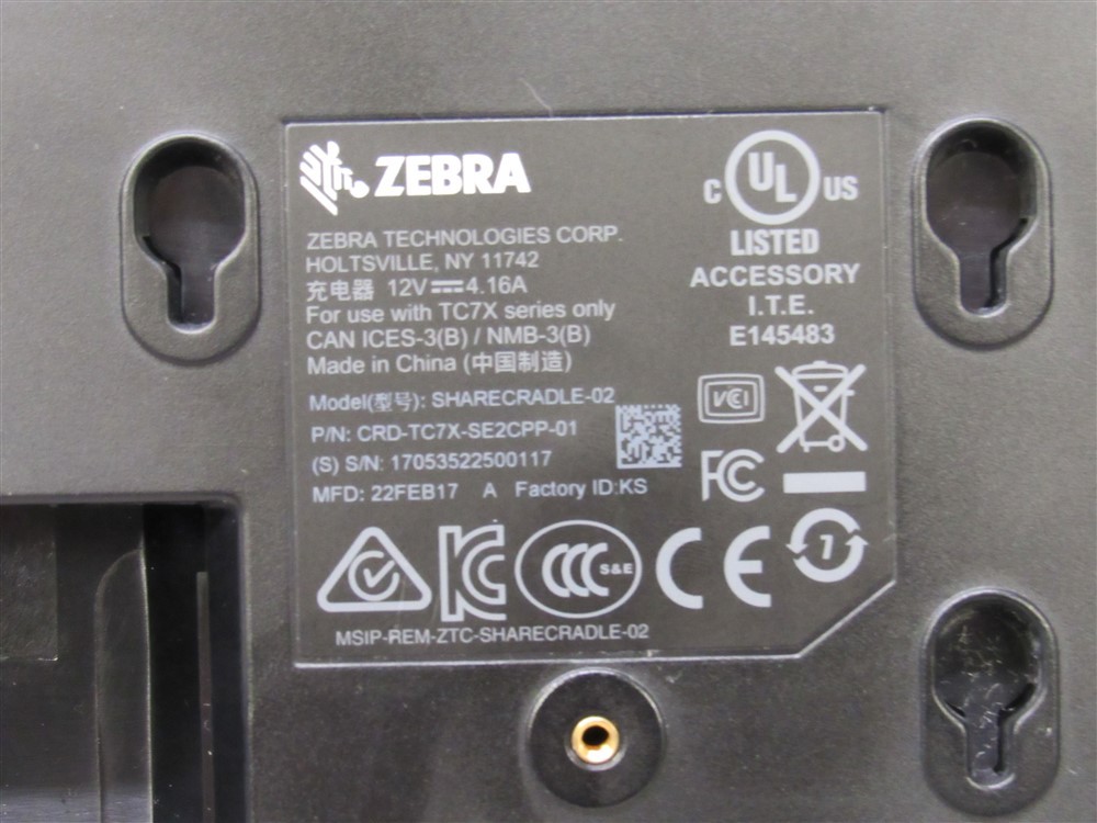 Zebra CRD-TC7X-SE2CPP-01 - 2-Slot Charging Station For TC7X, TC70, TC75 Scanner