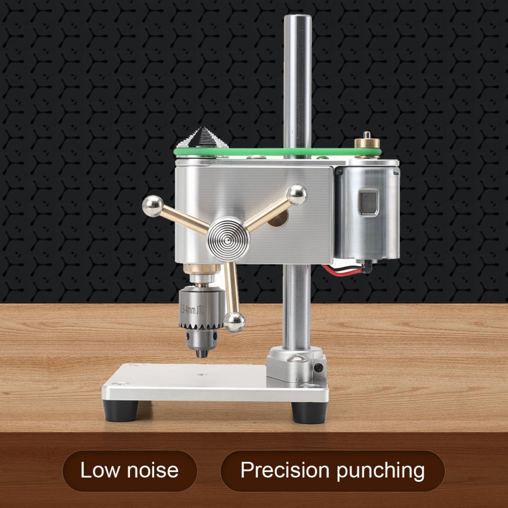 Mini Drill Press Precision Variable Speed Benchtop Drill Press 360° Rotation