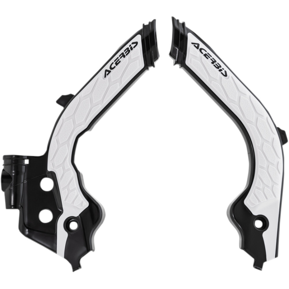 Acerbis X-Grip Frame Guards - Black/White | 2733451007