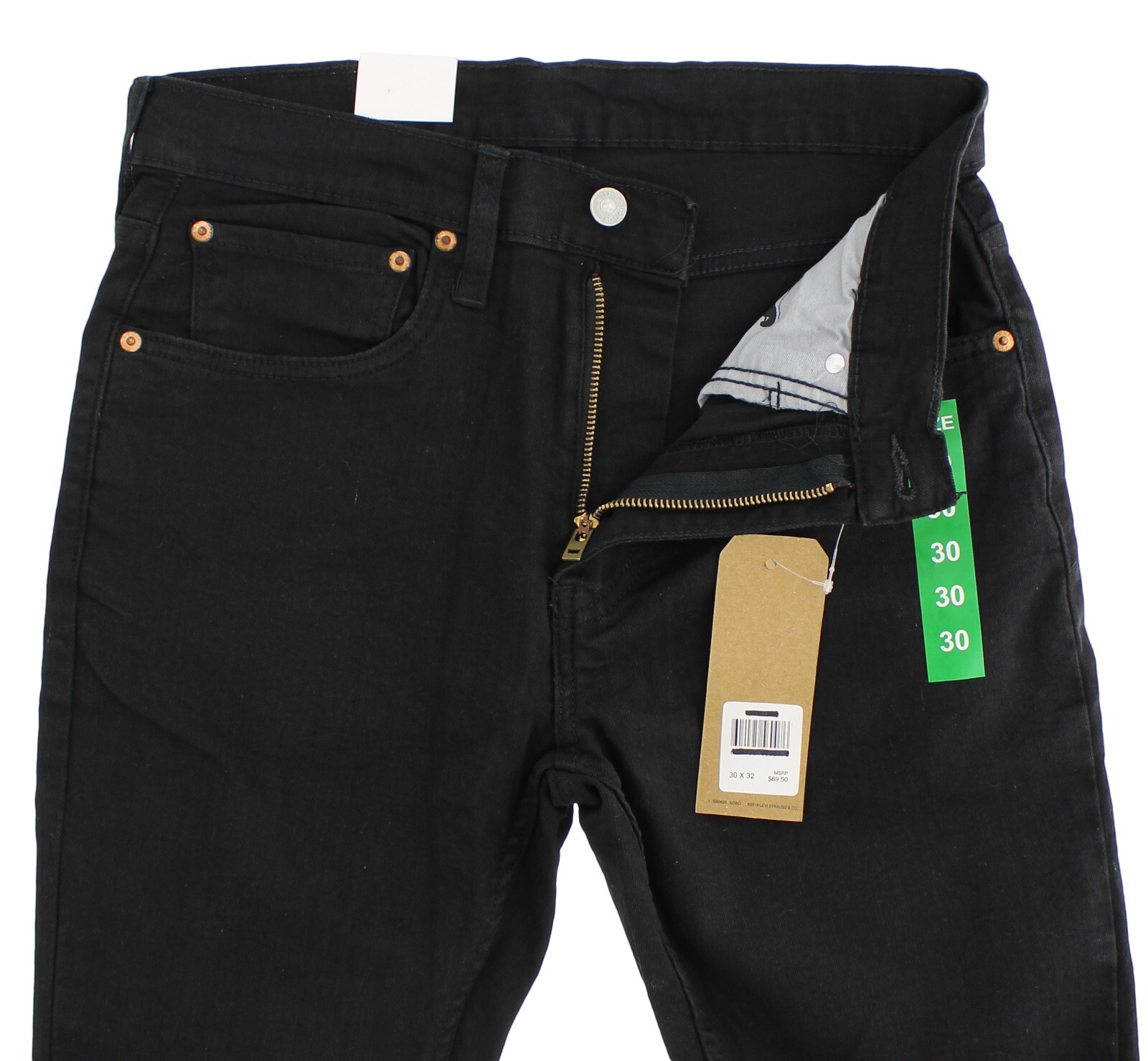 Levi's Men's 511 Slim Jeans, Low Rise Flex Stretch Slim Fit Tapered Pants, Black