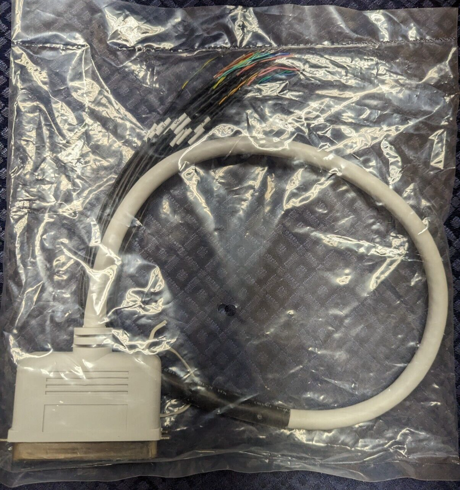 Telecom Cable - Centronics 50 to flying ends 2ft - color coded and labled ends