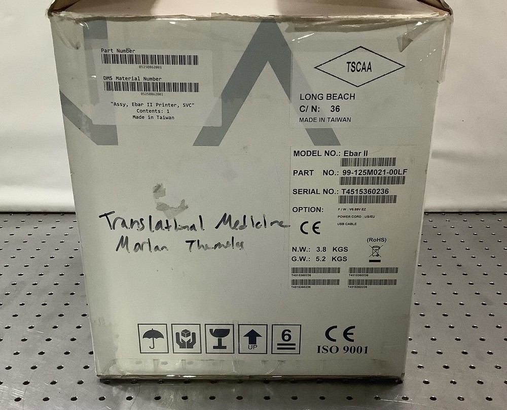 Ventana Medical Systems Ebar II Thermal Label Printer