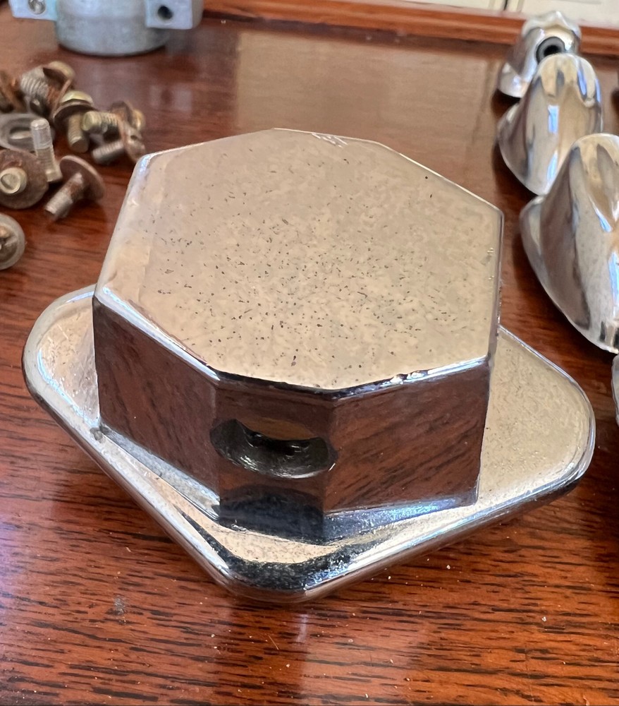 ASSORTED MUSICAL DRUM KIT CHROME PLATED PARTS