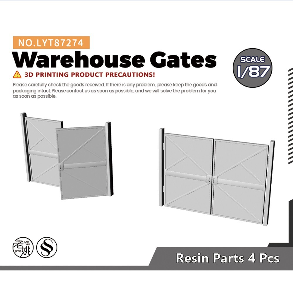 Scene Model LYT87274 Scene Model Warehouse Gates