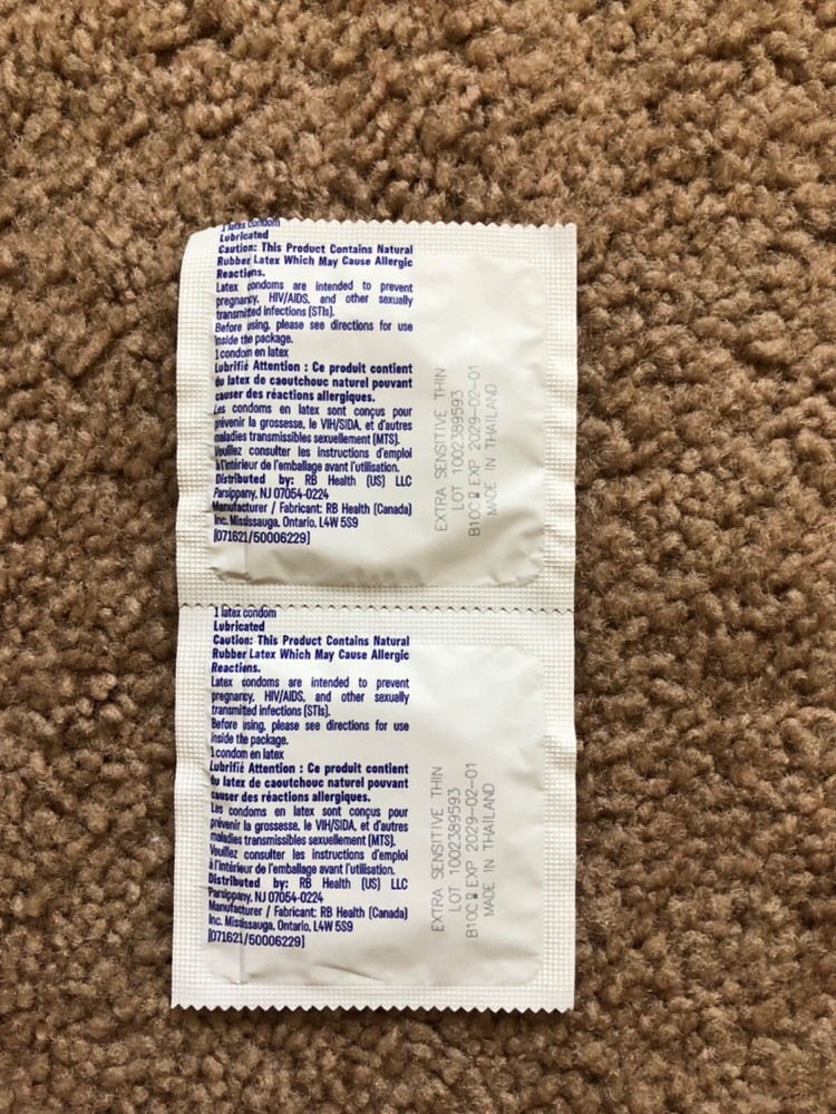 Durex Extra Sensitive Thin Premium Lubricated TWO Condom - Choose Quantity