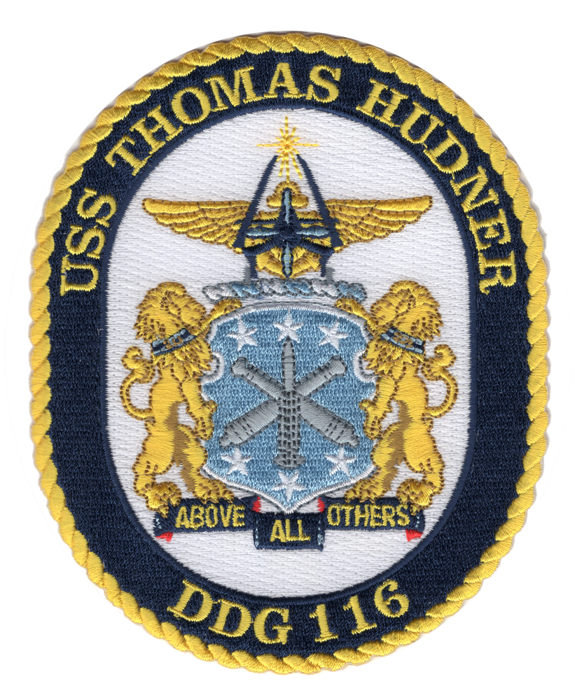 USS Thomas Hudner DDG 116 Guided Missile Destroyer Patch