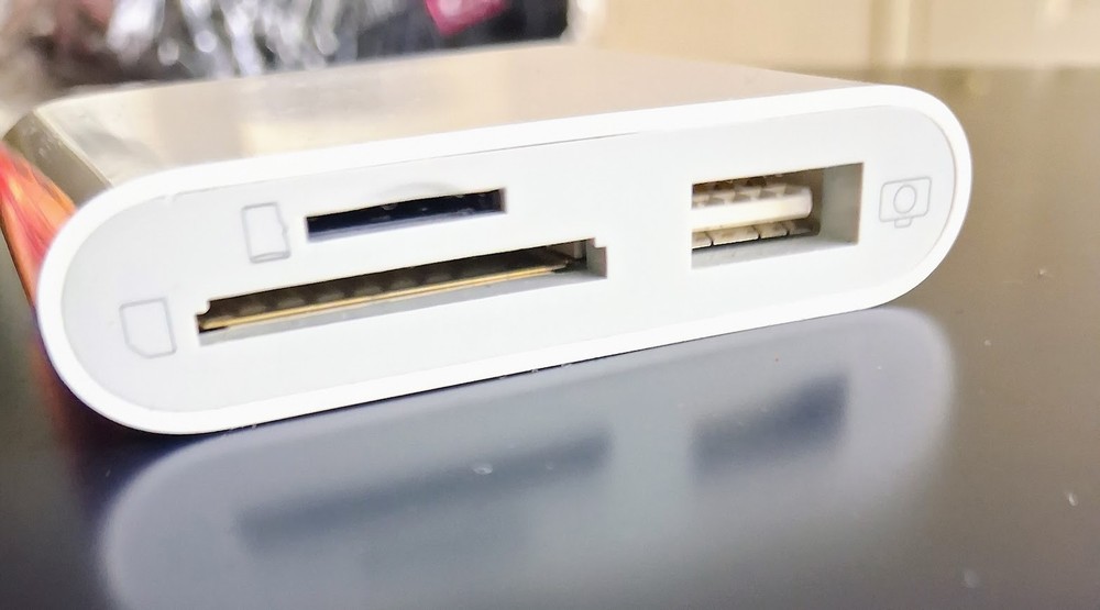 SD Card Reader: Android, iPhone, iPad -USB Camera Adptr – Micro SD/TF –Plug Play