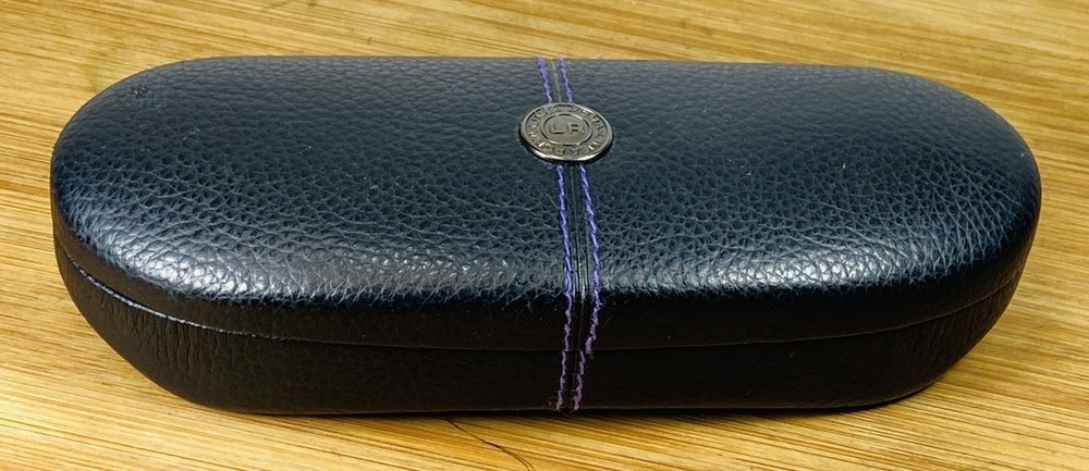 Linea Roma Leather Glasses Hard Case