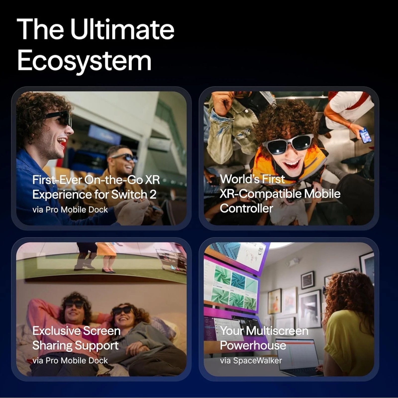 VITURE Luma Pro XR Glasses — 152” 1200p Ultra Sharp Display 52° FOV Regular Size