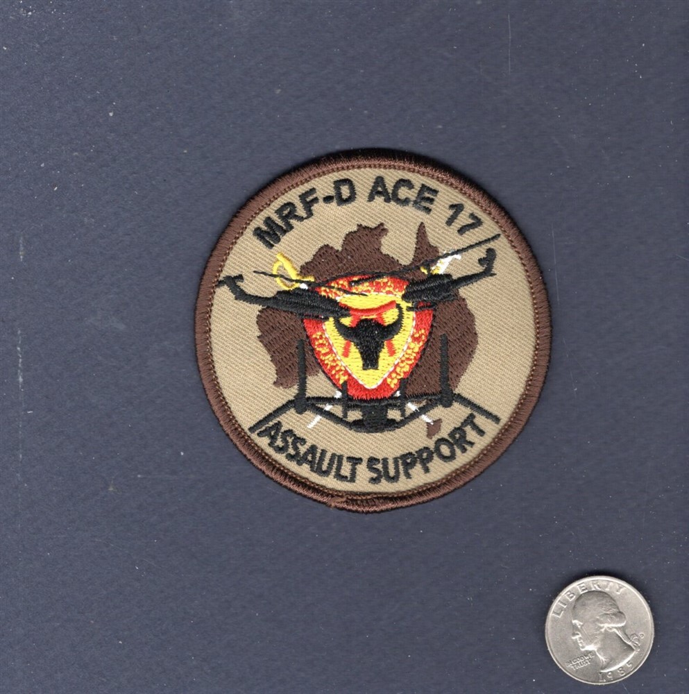 HMLA-367 SCARFACE Assault Support MRF 2017 MEU USMC Helicopter Squadron Patch