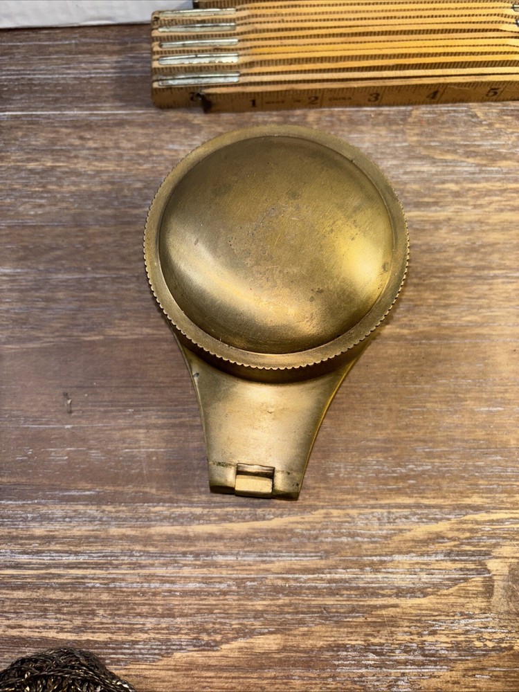 Brass Flip Open Milson & Louis Clock Nice Patina