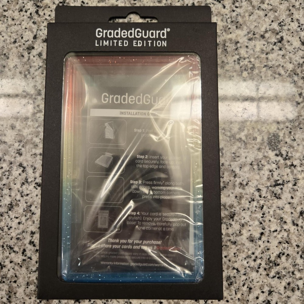 GradedGuard PSA Graded Card Case Guard Protector RAINBOW Limited Edition