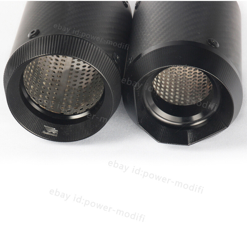 For Yamaha YZF R6 2006-2024 Slip On Exhaust System Mid Pipe 60mm Carbon Muffler