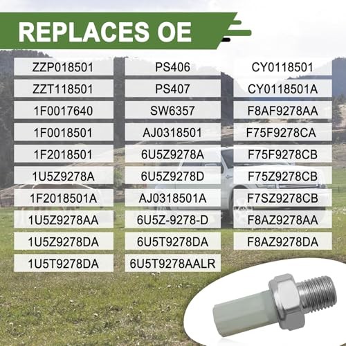 Engine Oil Pressure Sensor Compatible with Fd E-250 2007-2012, E-350 2007