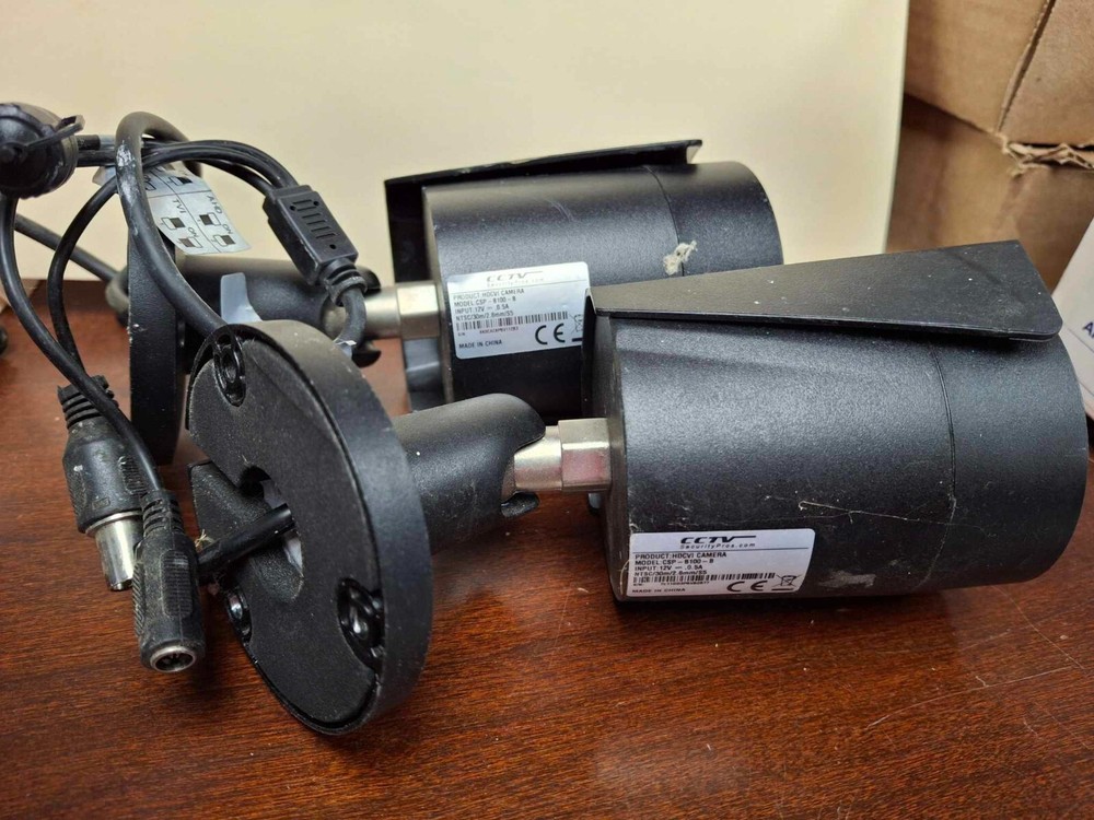 2 CCTV Security Cameras Model CSP-B100-B Used