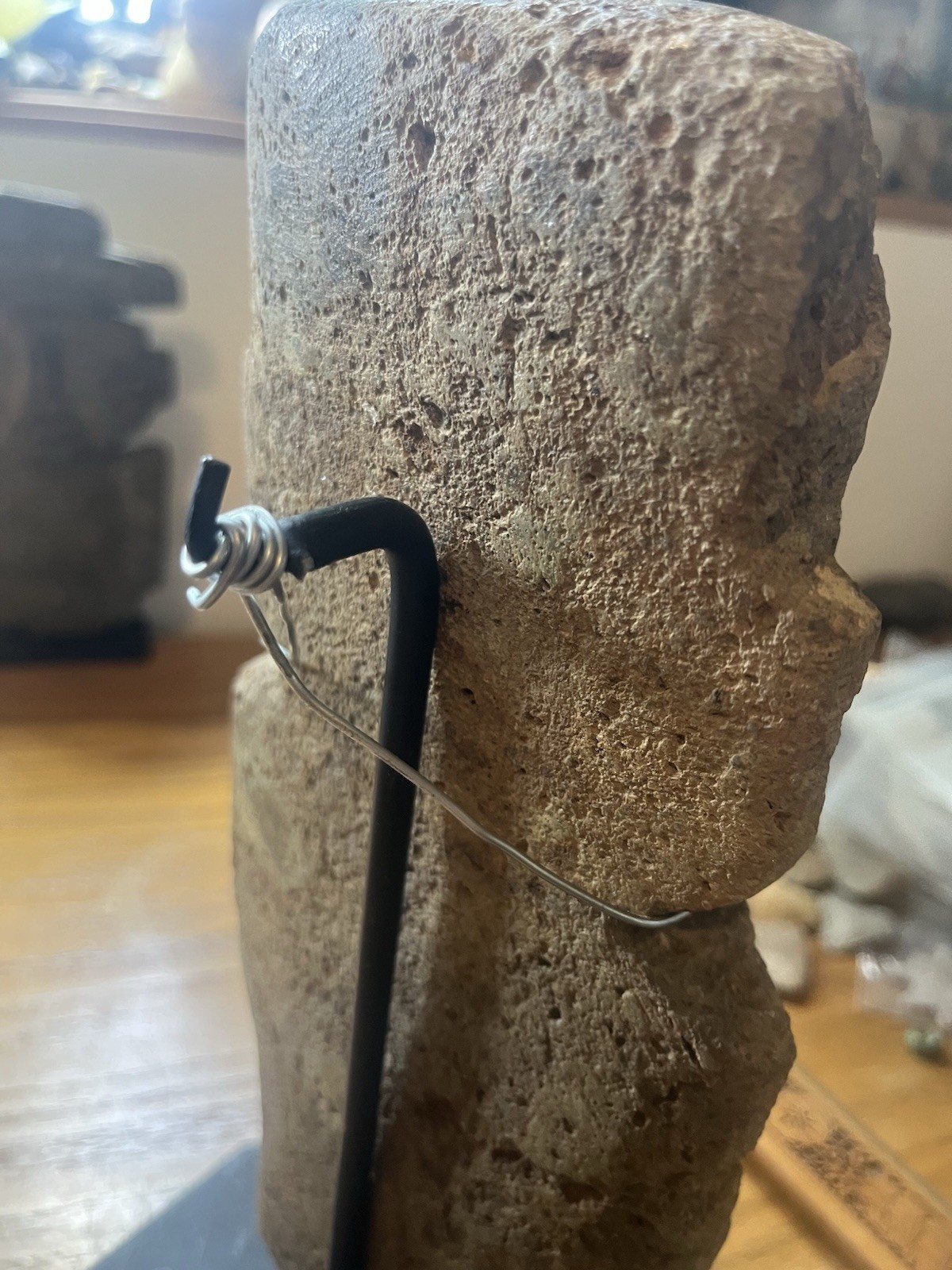 Massive Olmec 11” Stone Figure PreColumbian Ancient Artifact Teotihuacan Mayan