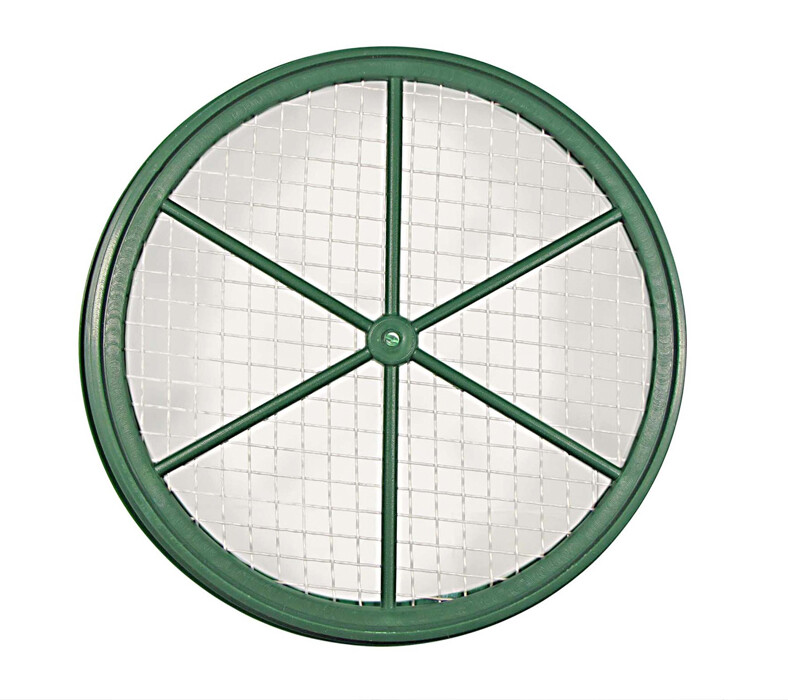 CLASSIFIER SIFTING PAN | 1/2" | STAINLESS STEEL SCREEN EARTH SIFTER STACKABLE