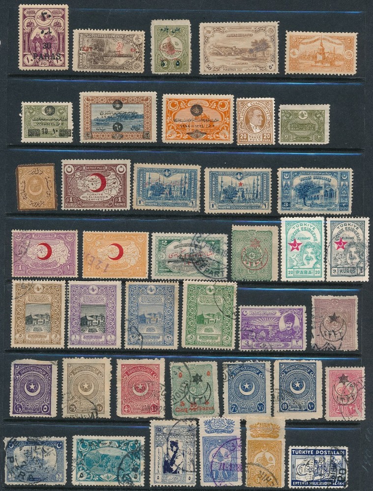 TURKEY **59 DIFF EARLY ISSUES** MNH/MH/USED; UNCHECKED FOR CV