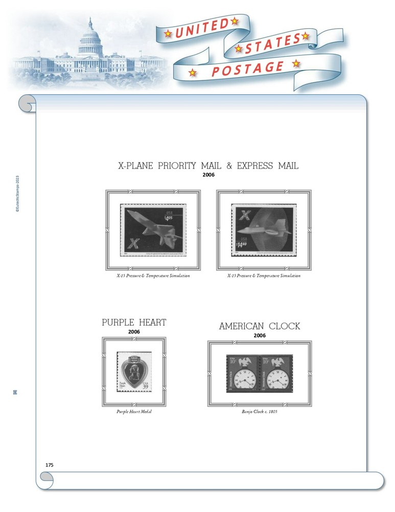 2006 U.S. Regular Issue Singles COMPLETE Supplement (White Ace Alternative)