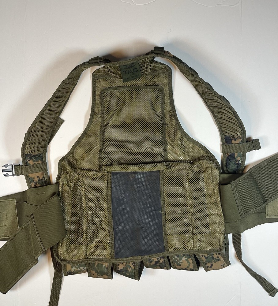 Tactical Multi Function Adjustable Vest Camo Multiple Pockets Outdoorsy L/XL