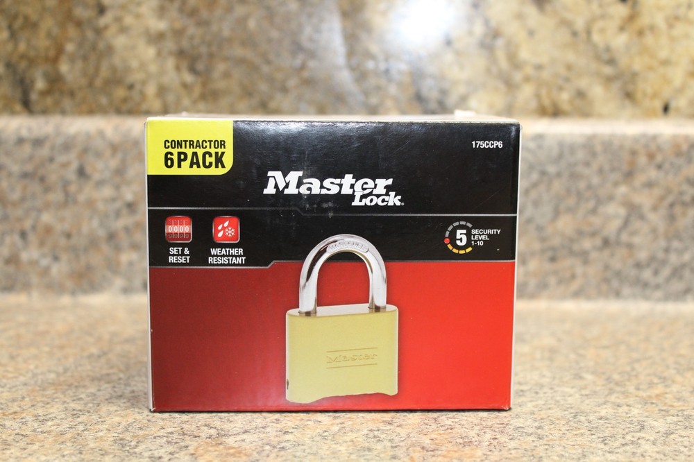 Masterlock Contractor 6-pack Padlock