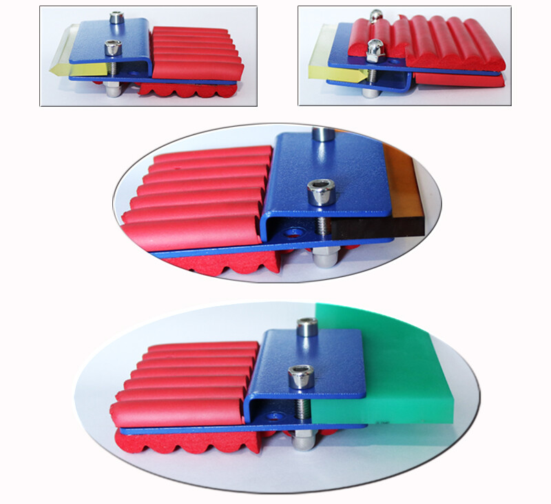 4PCS Screen Printing Squeegee Metal Squeegee for DIY Screen Printer USA