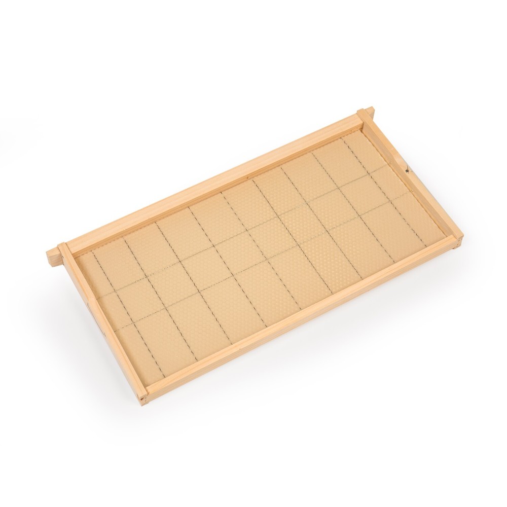 Beekeeping Beehive Frame, Wired Beeswax Foundation, Deep Assembled Amish Made