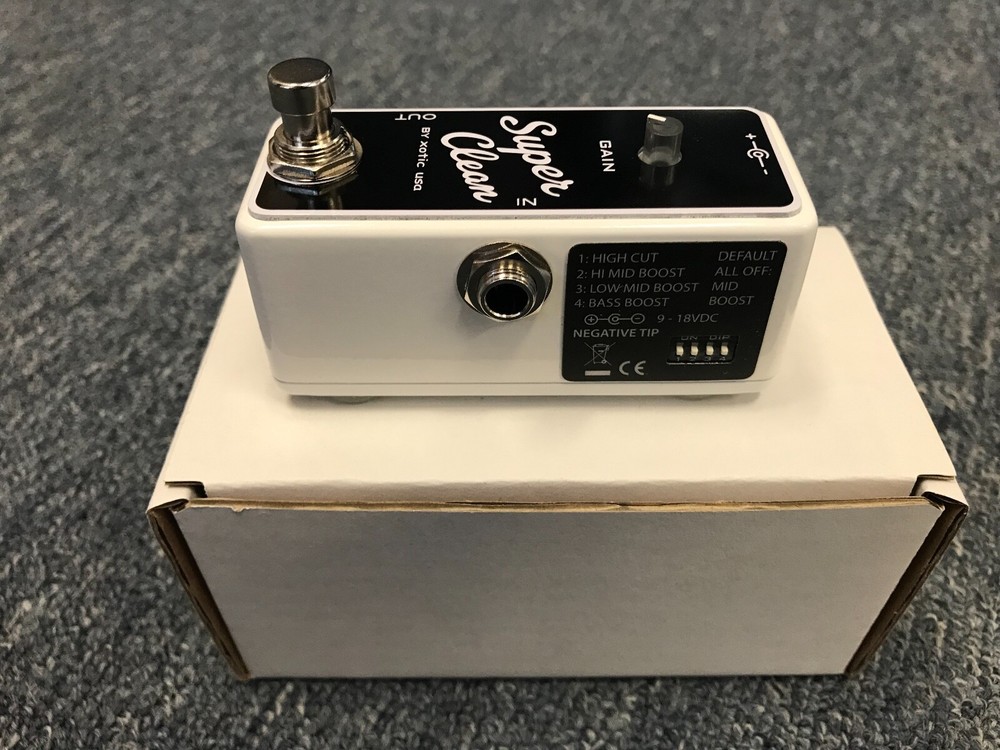 Xotic Effects Super Clean Buffer Boost Pedal Brand New!