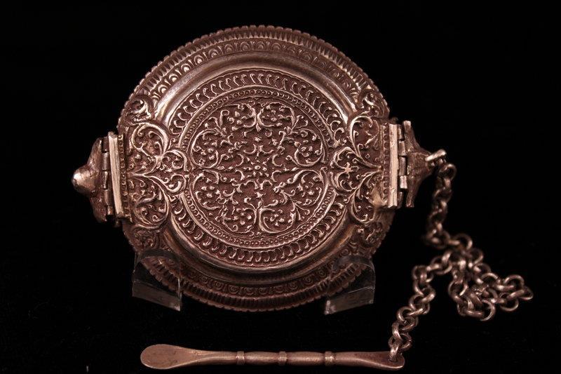 Antique Silver Snuff Box,Ear 19th c.