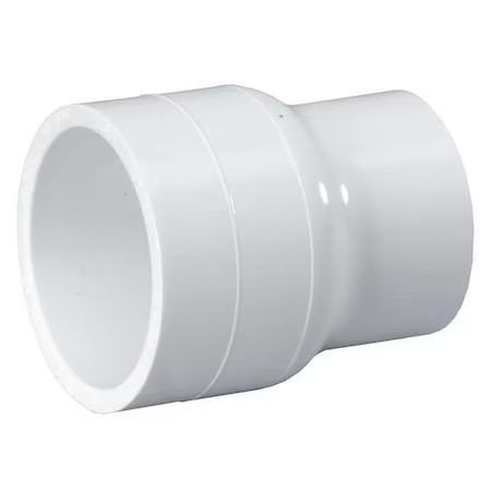 Pvc Reducing Coupling, Socket X Socket, 6 In X 4 In Pipe Size, 429532