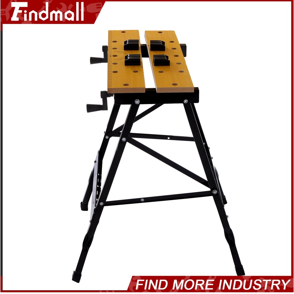 Findmall 220 Lbs Adjustable Foldable Workbench Portable Multi-Purpose Work Table