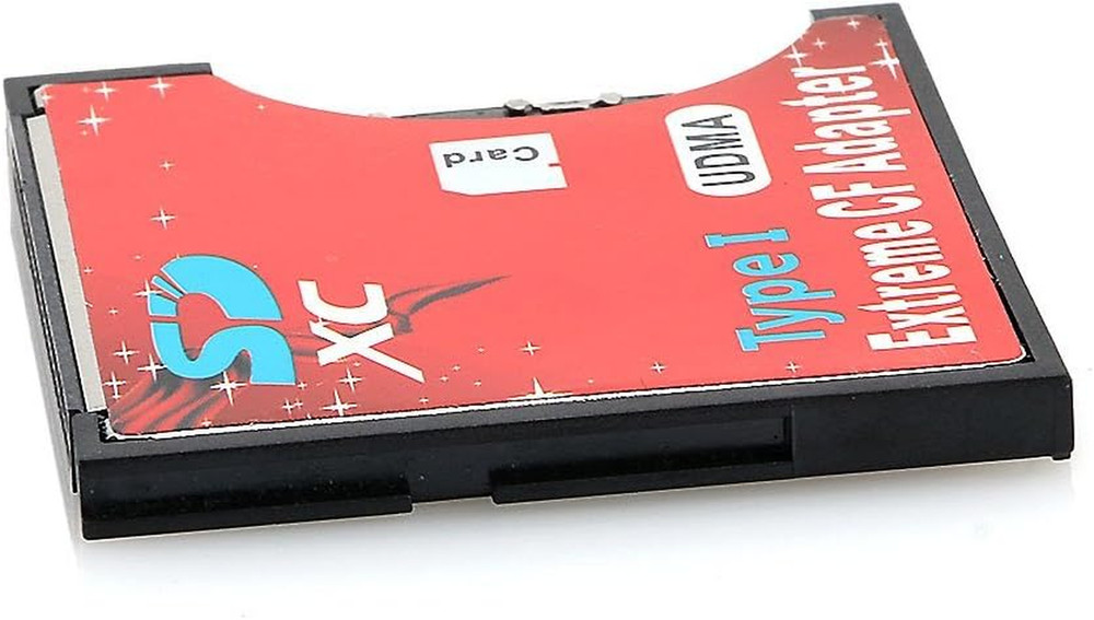 High Speed SDXC SDHC SD to CF Compact Flash Memory Card Reader Adapter Type I