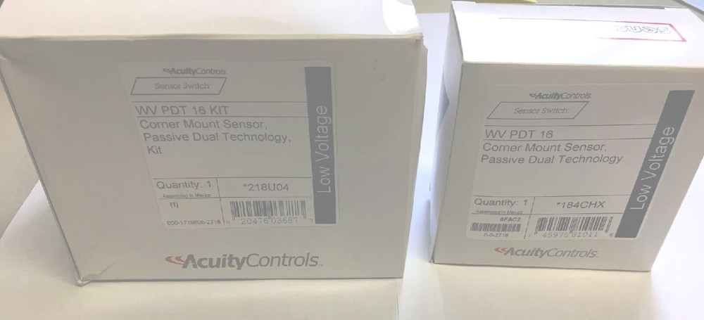 Acuity Controls - Sensor Switch WV PDT 16 R corner mount kit