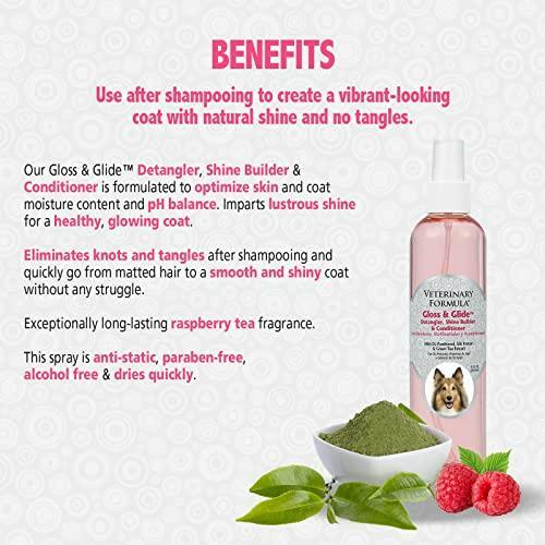 Veterinary Formula Solutions Gloss & Glide Detangler, Shine Builder, Conditioner