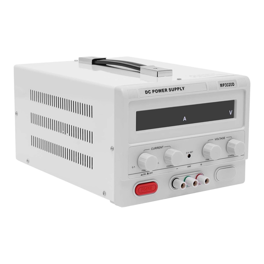 0-30V 0-20A Lab Test DC Power Supply Adjustable DC Regulated Power Variable 600W