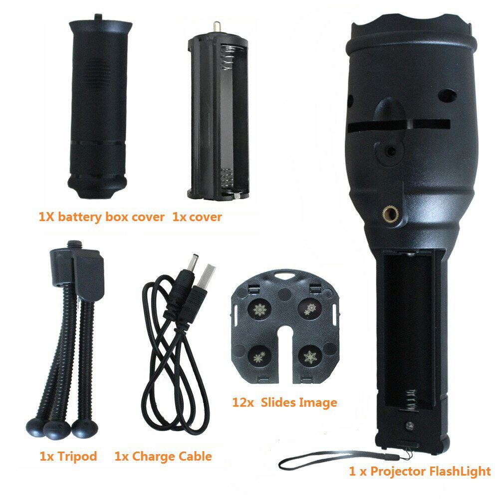 Multifunctional Flashlight 7 In 1 Keychain Led Light Screwdriver Whistle