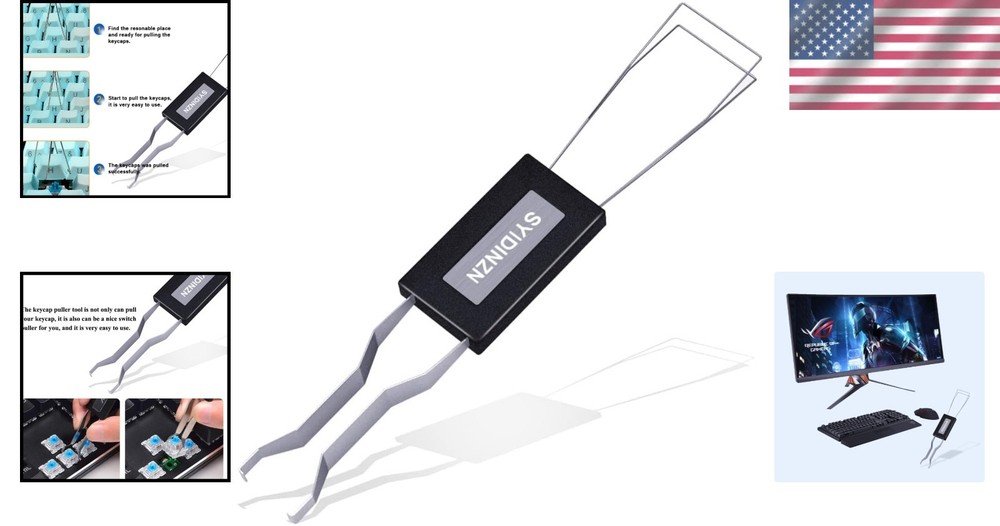 Easy-to-Use Keycap Puller for Cherry MX, Alps & Topre - Versatile Keyboard Tool