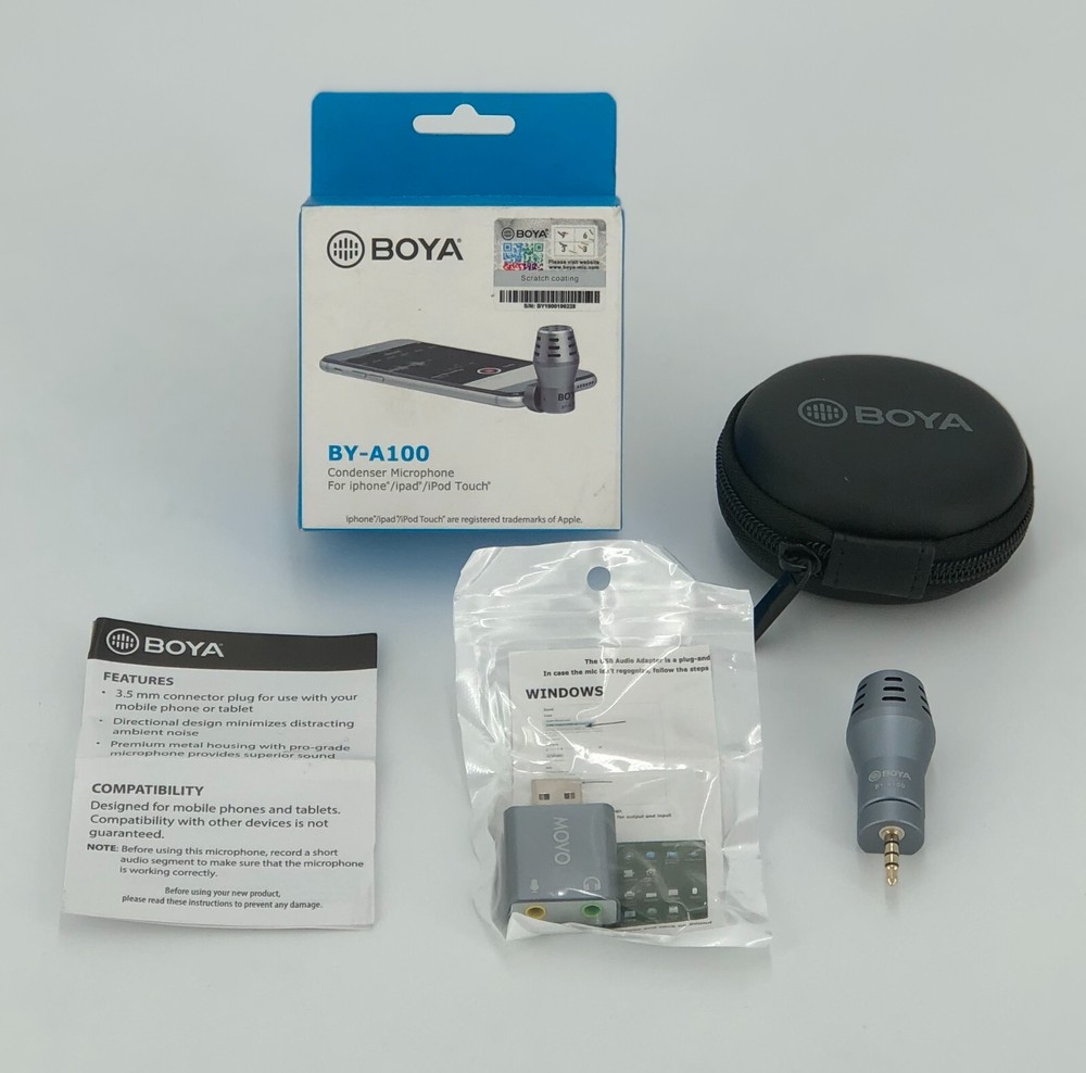 Boya BY-A100-USB Mini Omnidirectional USB Computer Microphone for PC and Mac