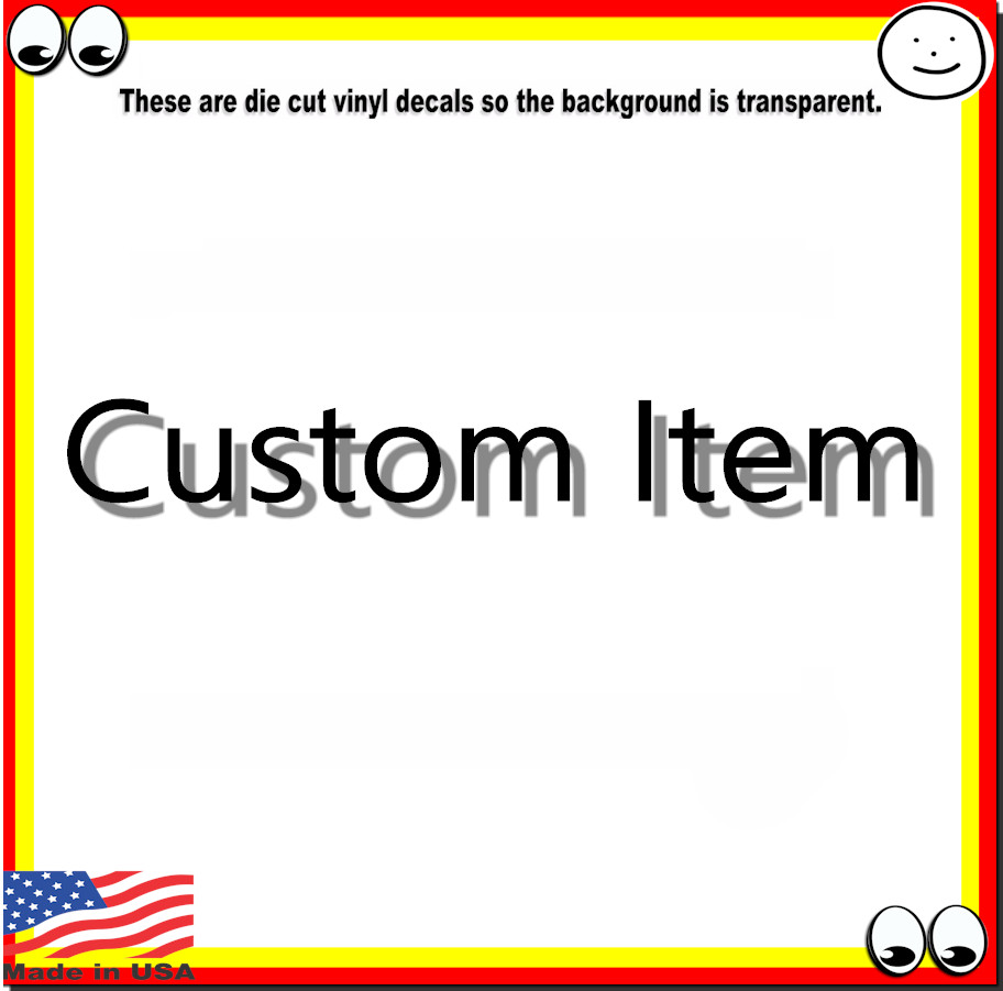 custom design decal
