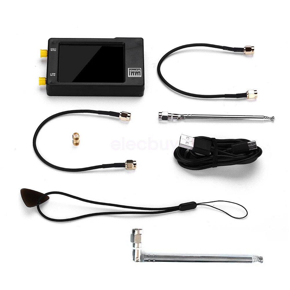 New Handheld tiny Spectrum Analyzer TinySA 2.8 inch LCD Ddisplay w/ Battery