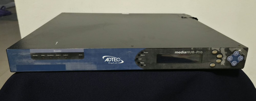 Adtec Digital MediaHUB-HD Pro MPEG-2/4 Broadcast Encoder Decoder, Untested