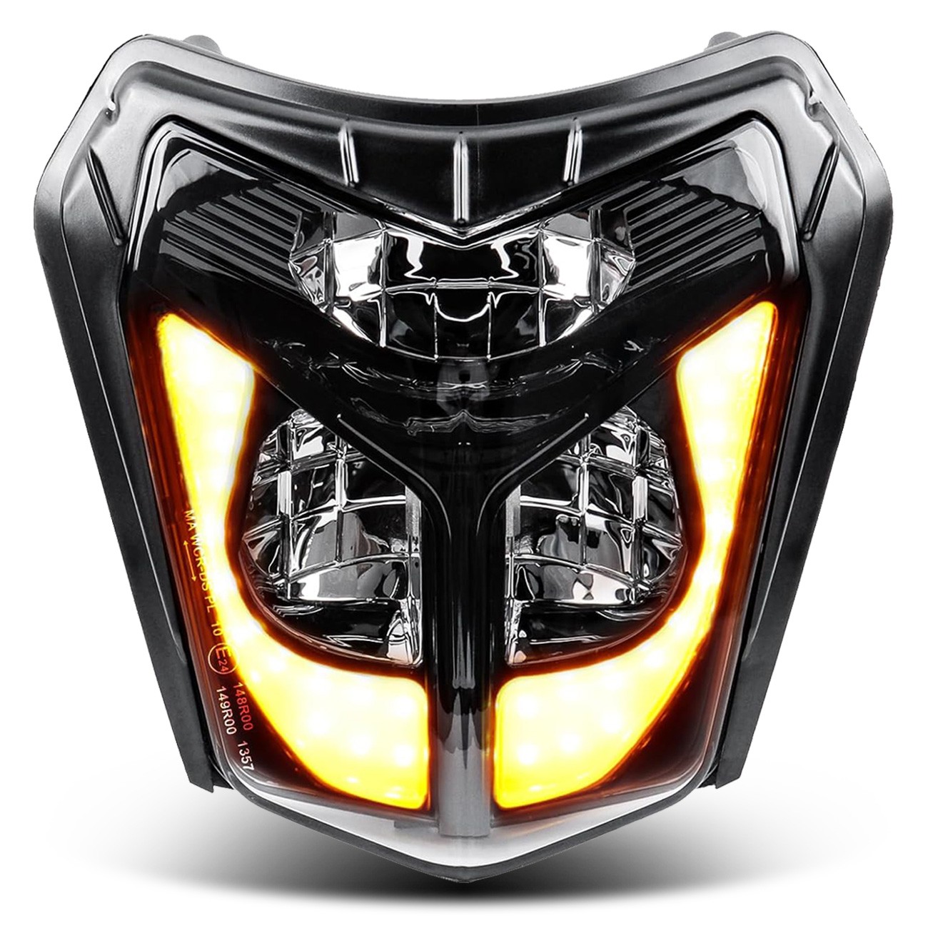 Dirt Bike LED Headlight DRL Turn For 2017-21 EXC XCW 250 350 450 500 SMC-R 690